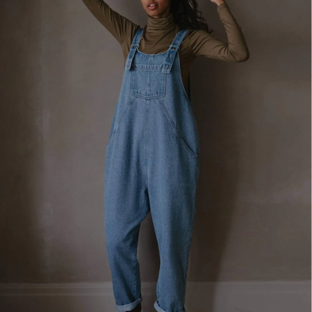 The Simple Folk Women's Oversized Denim Dungaree